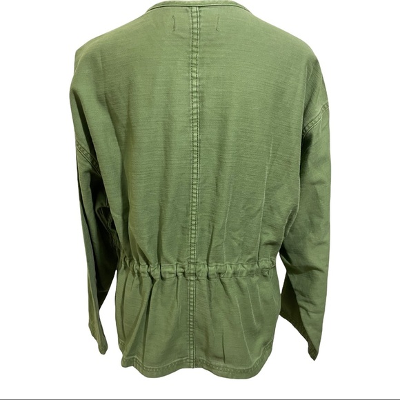 Madewell Claremont drawstring jacket. Size medium. Style AL889. Military… - Picture 7 of 10